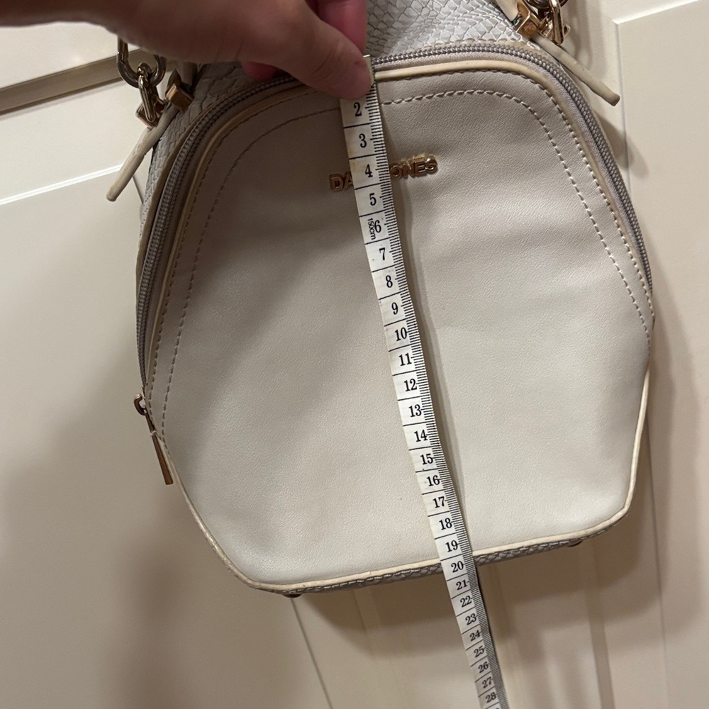 Cream Mini adjustable Backpack - David Jones - Picture 6 of 8